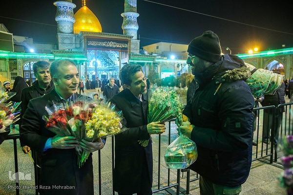 مراسم خداحافظی معتکفین