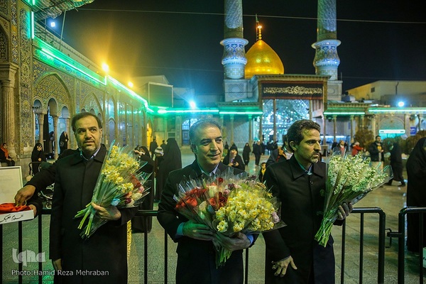 مراسم خداحافظی معتکفین