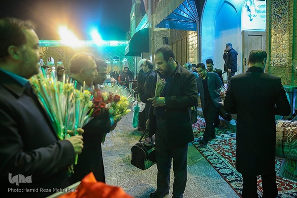 مراسم خداحافظی معتکفین