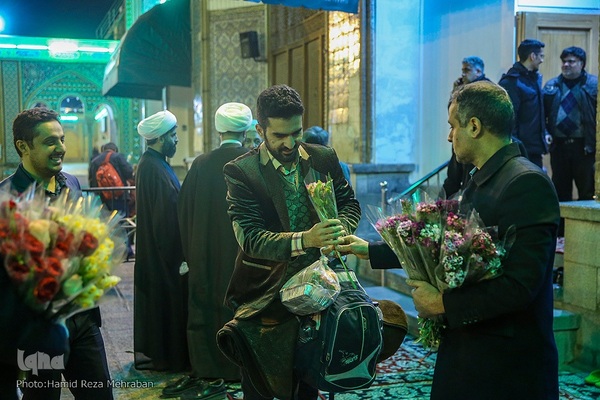 مراسم خداحافظی معتکفین