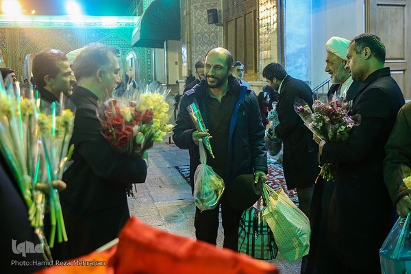 مراسم خداحافظی معتکفین