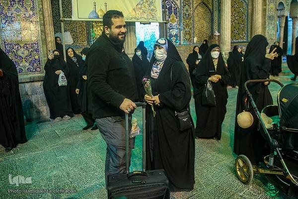 مراسم خداحافظی معتکفین