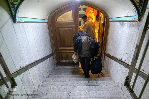 مراسم خداحافظی معتکفین