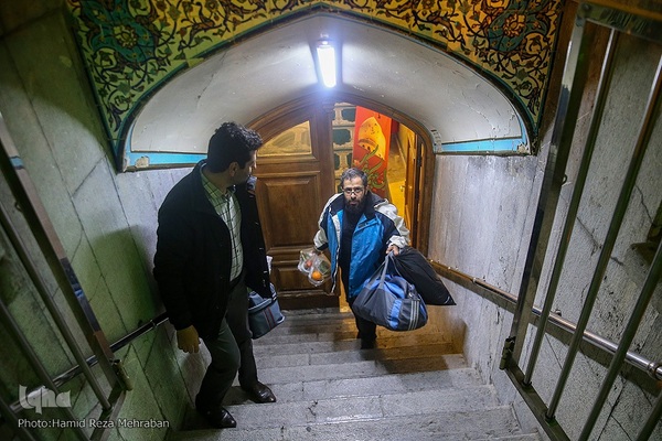 مراسم خداحافظی معتکفین