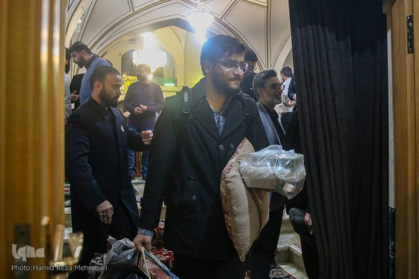 مراسم خداحافظی معتکفین