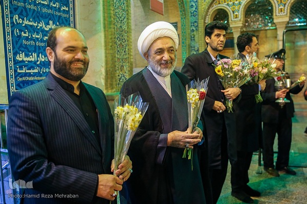 مراسم خداحافظی معتکفین