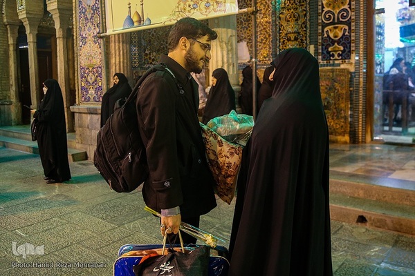 مراسم خداحافظی معتکفین