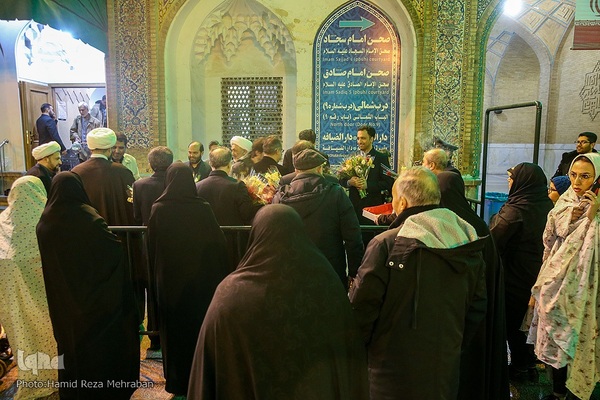 مراسم خداحافظی معتکفین