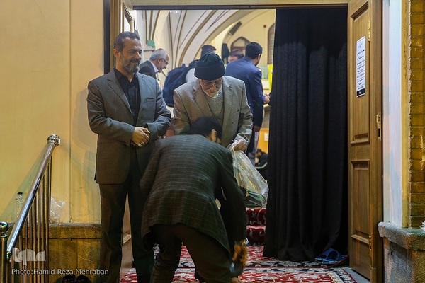 مراسم خداحافظی معتکفین