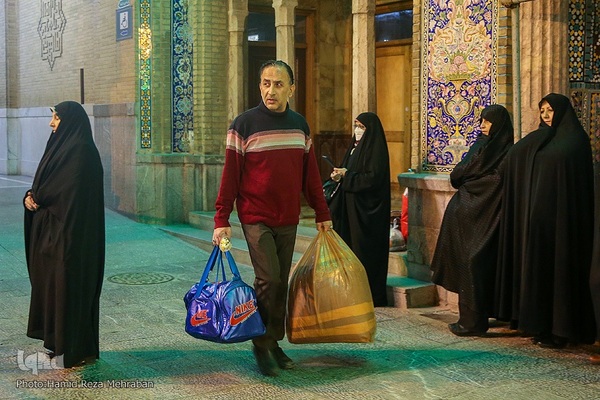 مراسم خداحافظی معتکفین