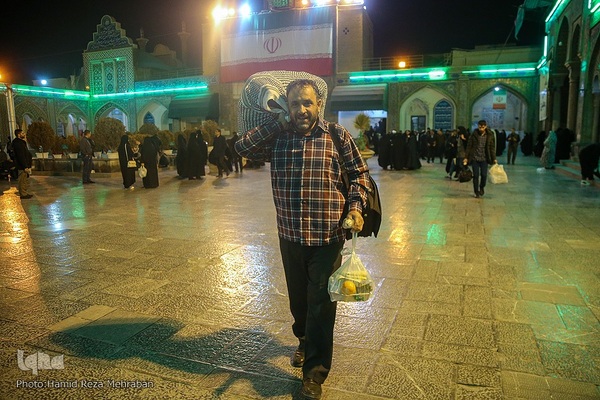 مراسم خداحافظی معتکفین