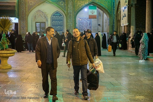 مراسم خداحافظی معتکفین