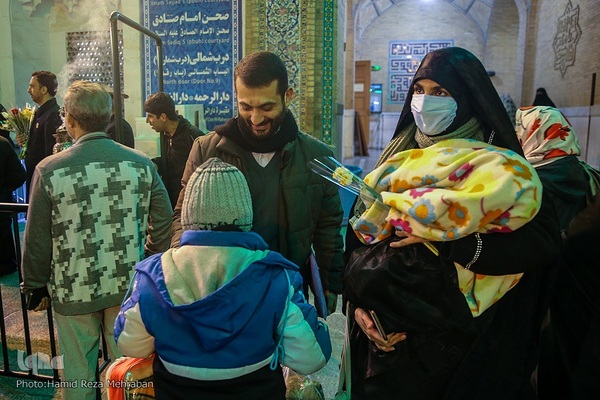 مراسم خداحافظی معتکفین