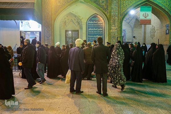 مراسم خداحافظی معتکفین