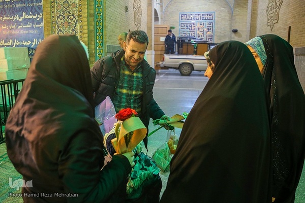 مراسم خداحافظی معتکفین