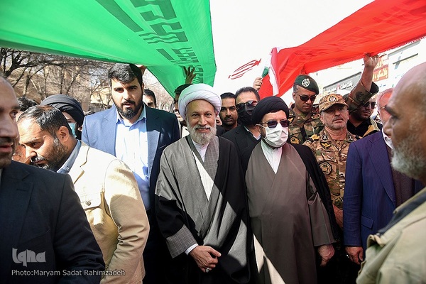 راهپیمایی یوم‌الله ۲۲ بهمن در شیراز