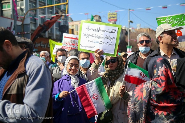 راهپیمایی یوم‌الله ۲۲ بهمن در شیراز