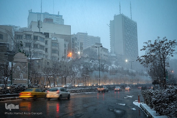 هوای برفی تهران