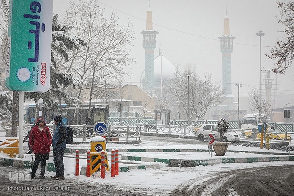 هوای برفی تهران