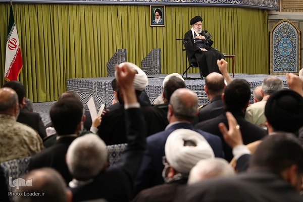 دیدار جمعی از مردم آذربایجان شرقی با حضرت آیت‌الله العظمی خامنه‌ای، رهبر انقلاب