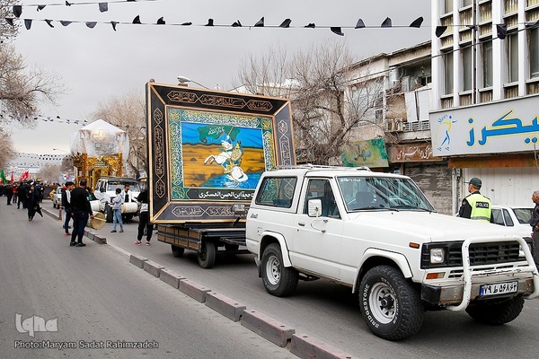 دسته عزاداری شهادت امام کاظم (ع) در شیراز