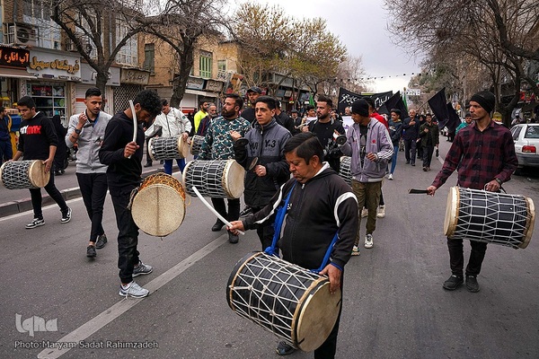 دسته عزاداری شهادت امام کاظم (ع) در شیراز