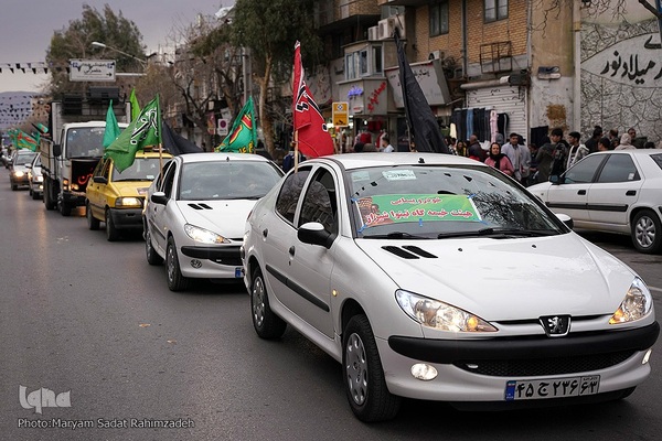 دسته عزاداری شهادت امام کاظم (ع) در شیراز
