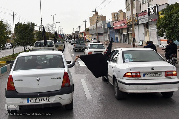 دسته عزاداری شهادت امام کاظم (ع) در شیراز