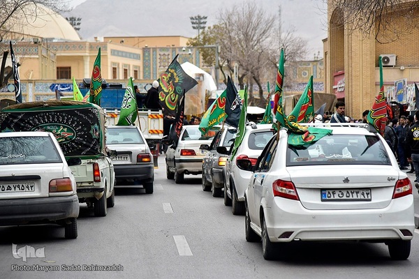 دسته عزاداری شهادت امام کاظم (ع) در شیراز