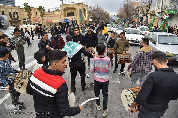 دسته عزاداری شهادت امام کاظم (ع) در شیراز