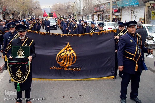 دسته عزاداری شهادت امام کاظم (ع) در شیراز