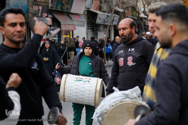 دسته عزاداری شهادت امام کاظم (ع) در شیراز
