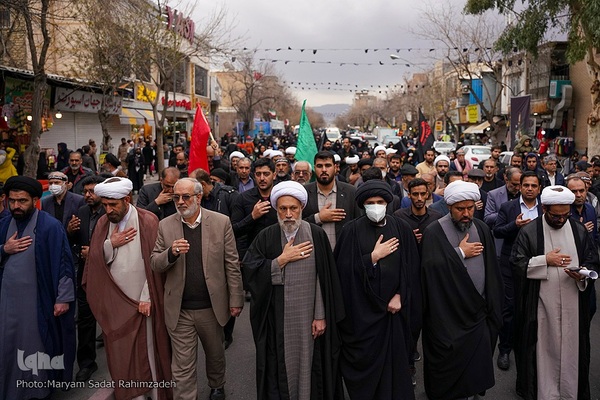 دسته عزاداری شهادت امام کاظم (ع) در شیراز