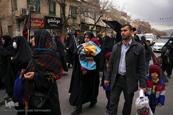 دسته عزاداری شهادت امام کاظم (ع) در شیراز