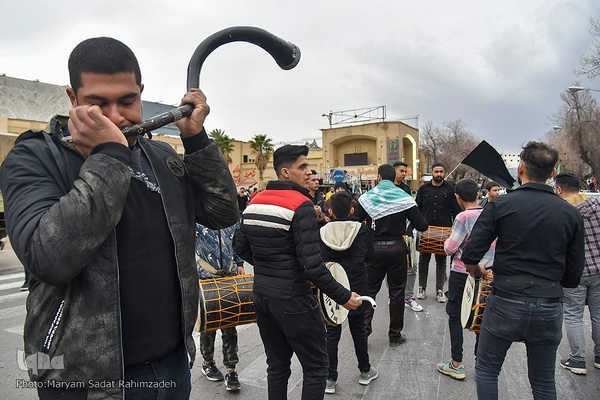 دسته عزاداری شهادت امام کاظم (ع) در شیراز