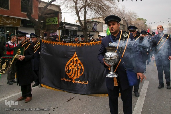 دسته عزاداری شهادت امام کاظم (ع) در شیراز