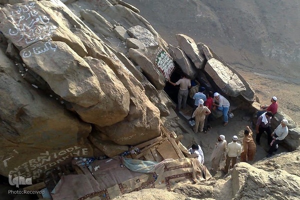 غار «حرا» در مکه مکرمه