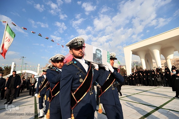 مراسم تشییع پیکر مرحوم اسماعیل احمدی، مدیر کل حوزه وزارتی وزارت ورزش و جوانان