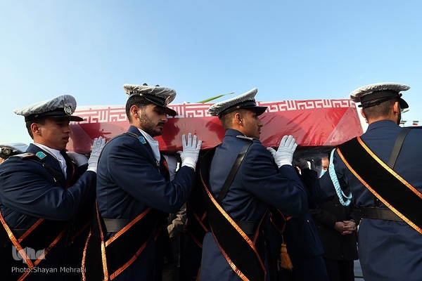 مراسم تشییع پیکر مرحوم اسماعیل احمدی، مدیر کل حوزه وزارتی وزارت ورزش و جوانان