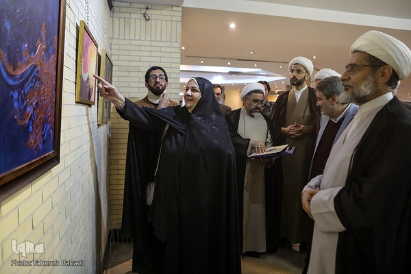 آئین افتتاحیه نمایشگاه هنرهای تجسمی نور در موزه ملی قرآن کریم