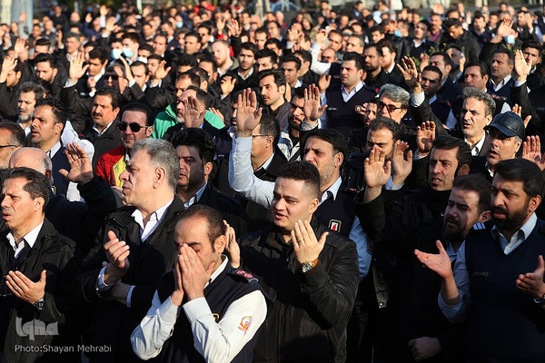 مراسم تشییع و خاکسپاری پیکر آتش نشان شهید «قریب رضا دارابی»