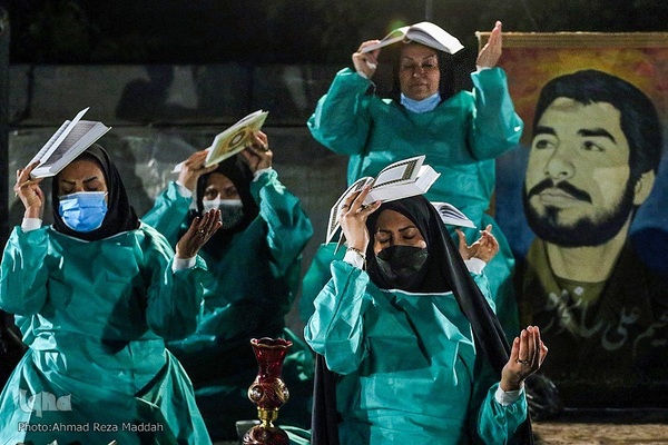 احیای شب ۲۱ رمضان در بیمارستان حضرت علی اصغر(ع) شیراز