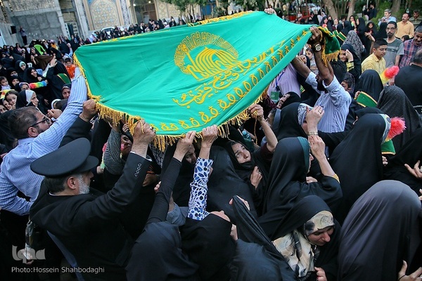 آیین غبارروبی مضجع شریف امامزاده جعفر شهید در قم