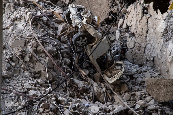 هفتمین روز ریزش برج متروپل آبادان 