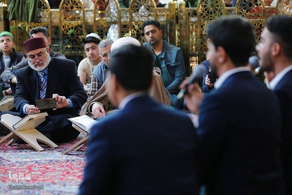 محفل انس با قرآن «عرش تلاوت» در حرم مطهر عباسی