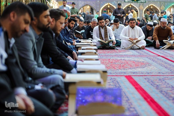 محفل انس با قرآن «عرش تلاوت» در حرم مطهر عباسی