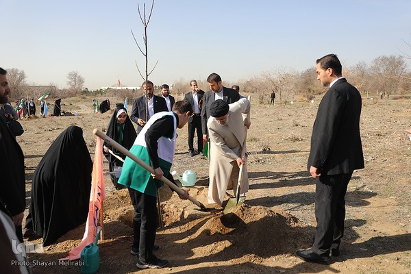 نکوداشت روز درخت‌کاری با حضور رئیس جمهور