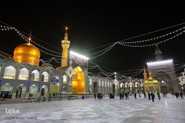 آیین بازگشایی صحن انقلاب اسلامی حرم مطهر امام رضا علیه‌السلام