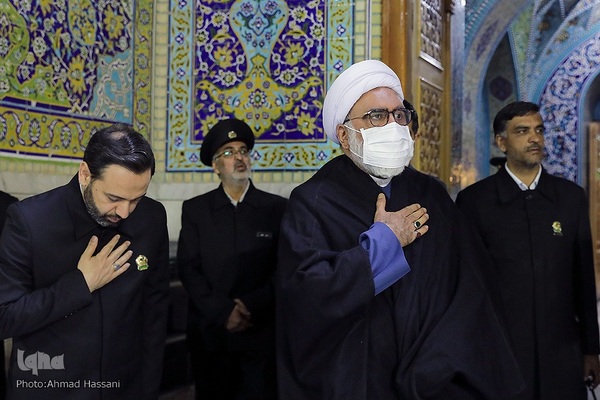 آیین بازگشایی صحن انقلاب اسلامی حرم مطهر امام رضا علیه‌السلام