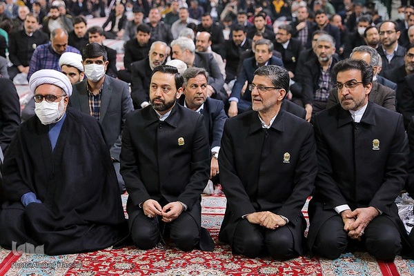 آیین بازگشایی صحن انقلاب اسلامی حرم مطهر امام رضا علیه‌السلام